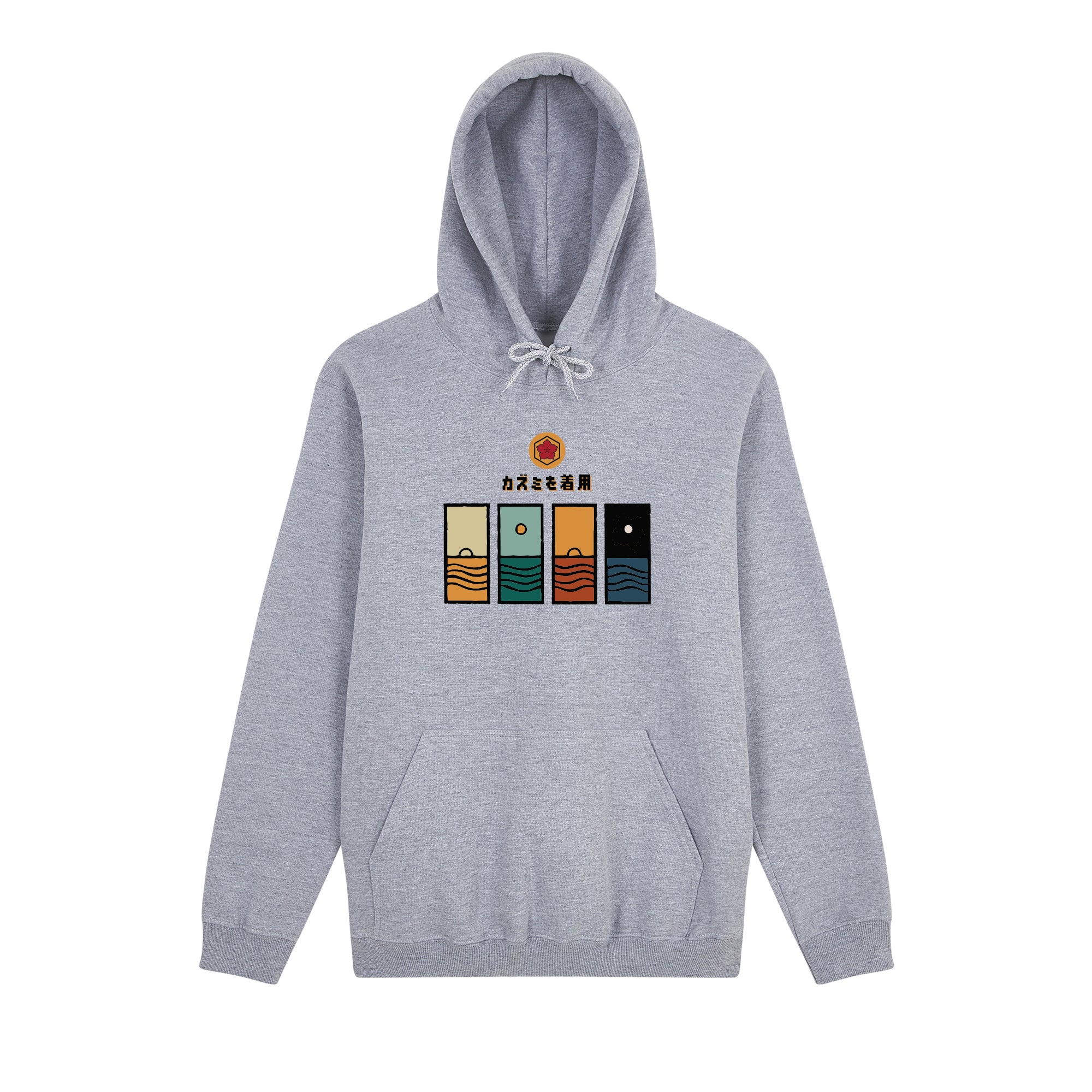 4th Watch Hoodie — Gray Front | Wear Kazumi