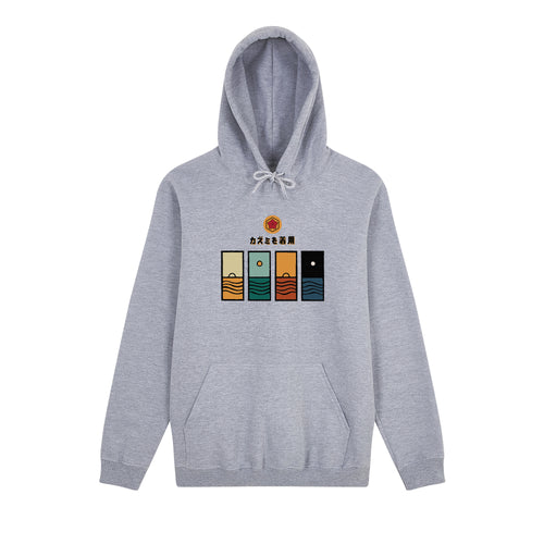 4th Watch Hoodie — Gray Front | Wear Kazumi