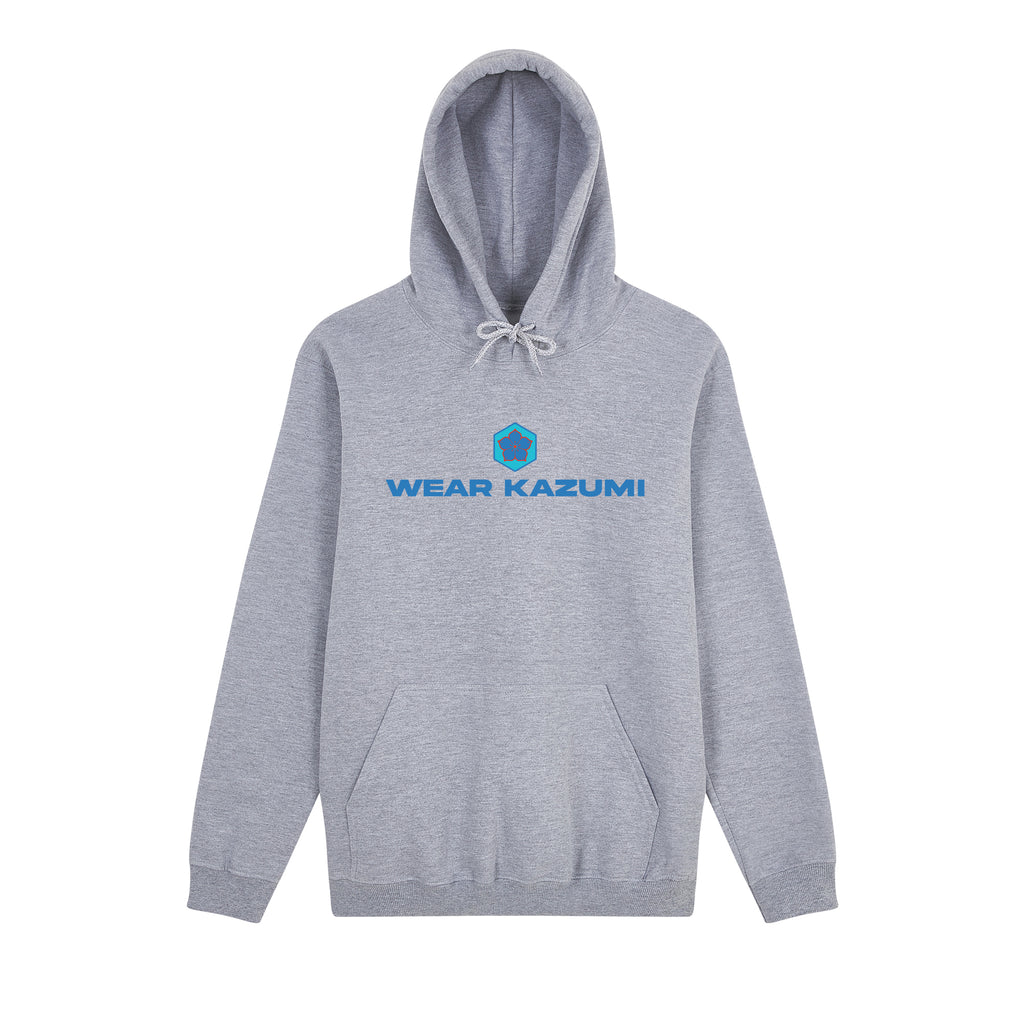 Ao-Neko Hoodie — Gray Front | Wear Kazumi