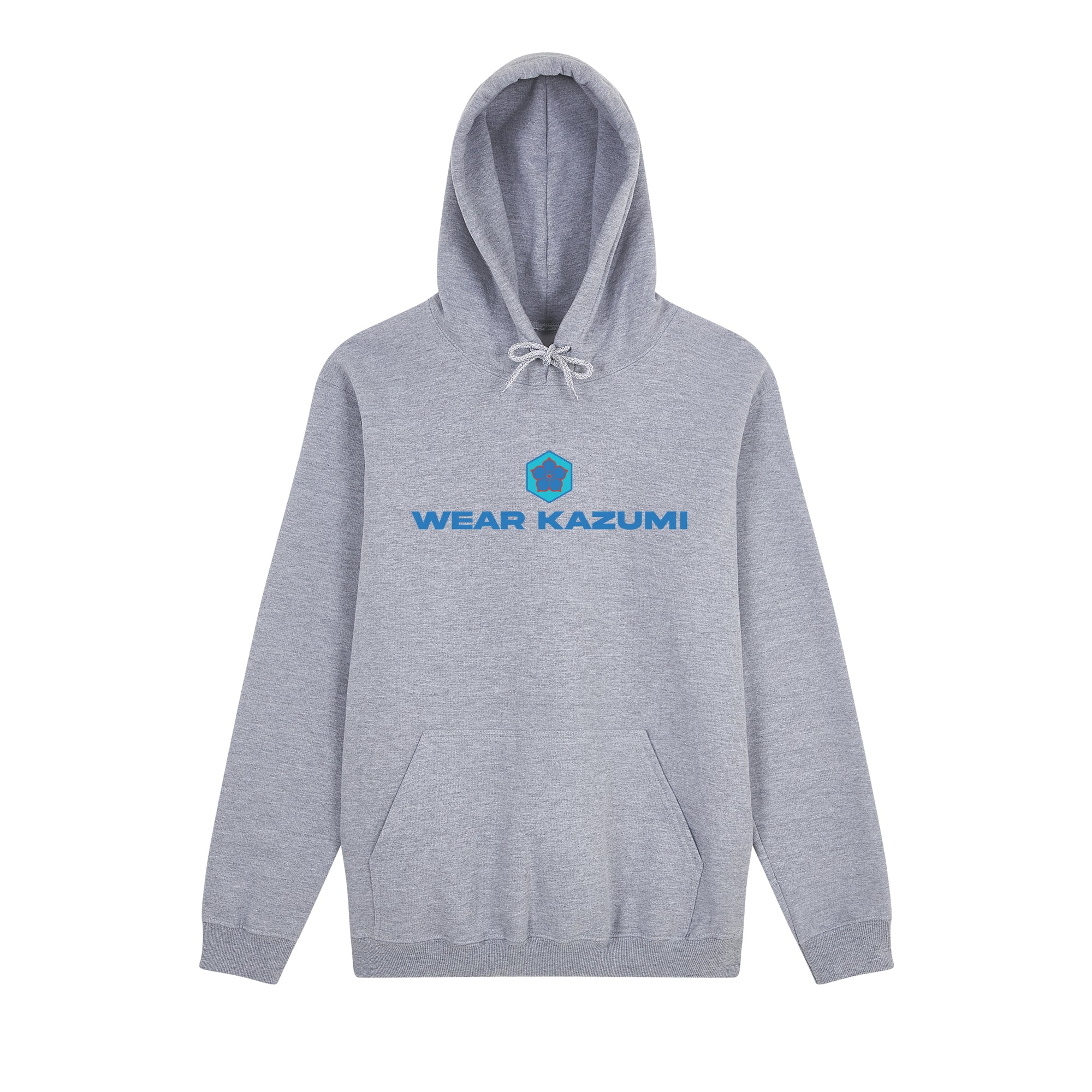 Ao-Neko Hoodie — Gray Front | Wear Kazumi