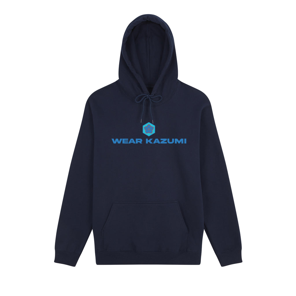Ao-Neko Hoodie — Navy Front | Wear Kazumi