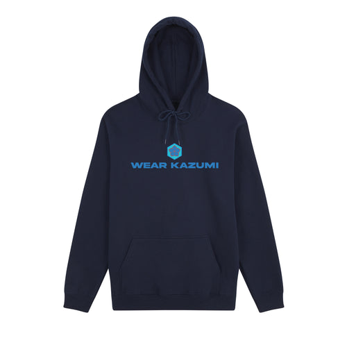 Ao-Neko Hoodie — Navy Front | Wear Kazumi