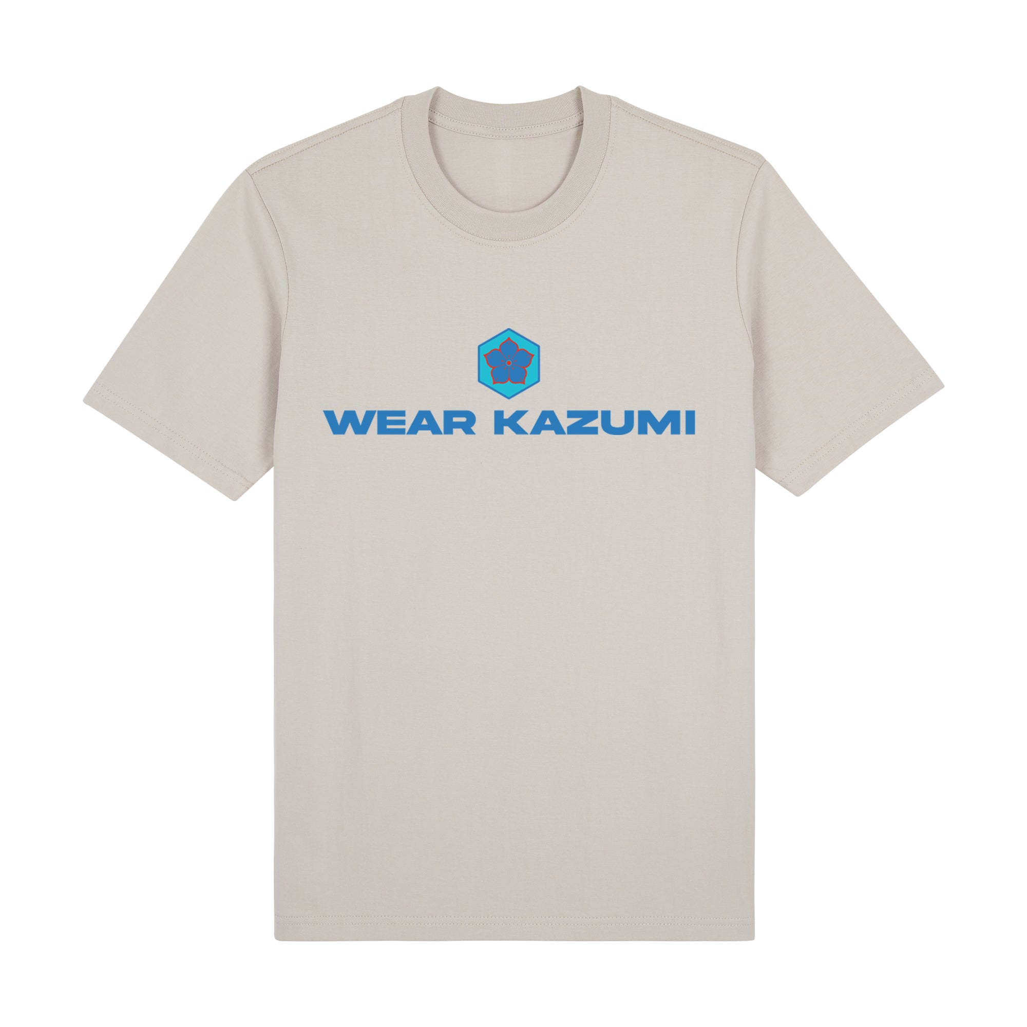Ao-Neko Premium T-Shirt — Beige Front | Wear Kazumi