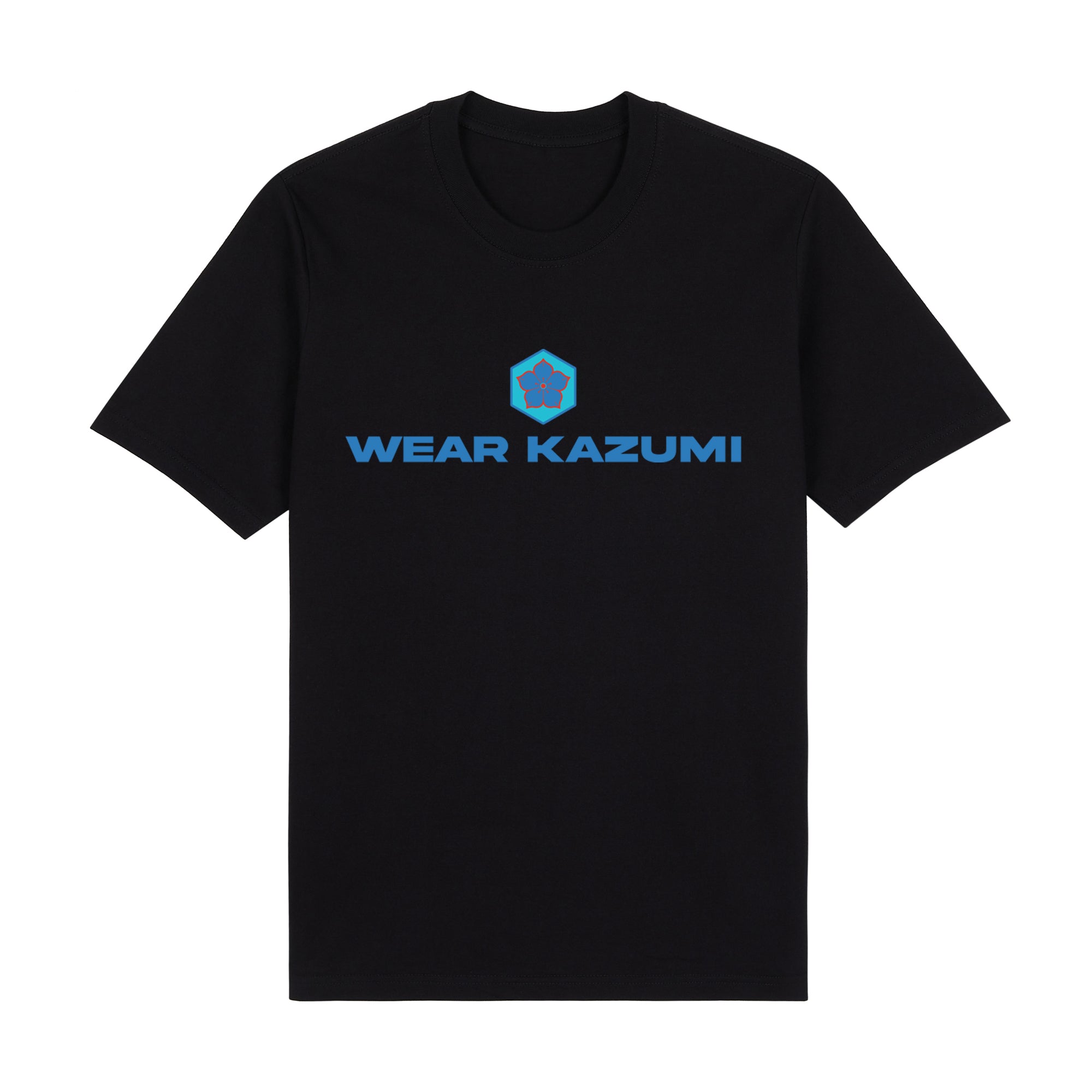 Ao-Neko Premium T-Shirt — Black Front | Wear Kazumi