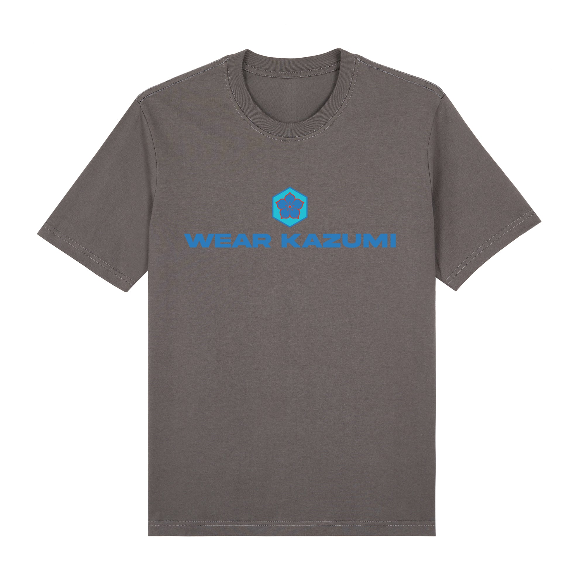 Ao-Neko Premium T-Shirt — Gray Front | Wear Kazumi