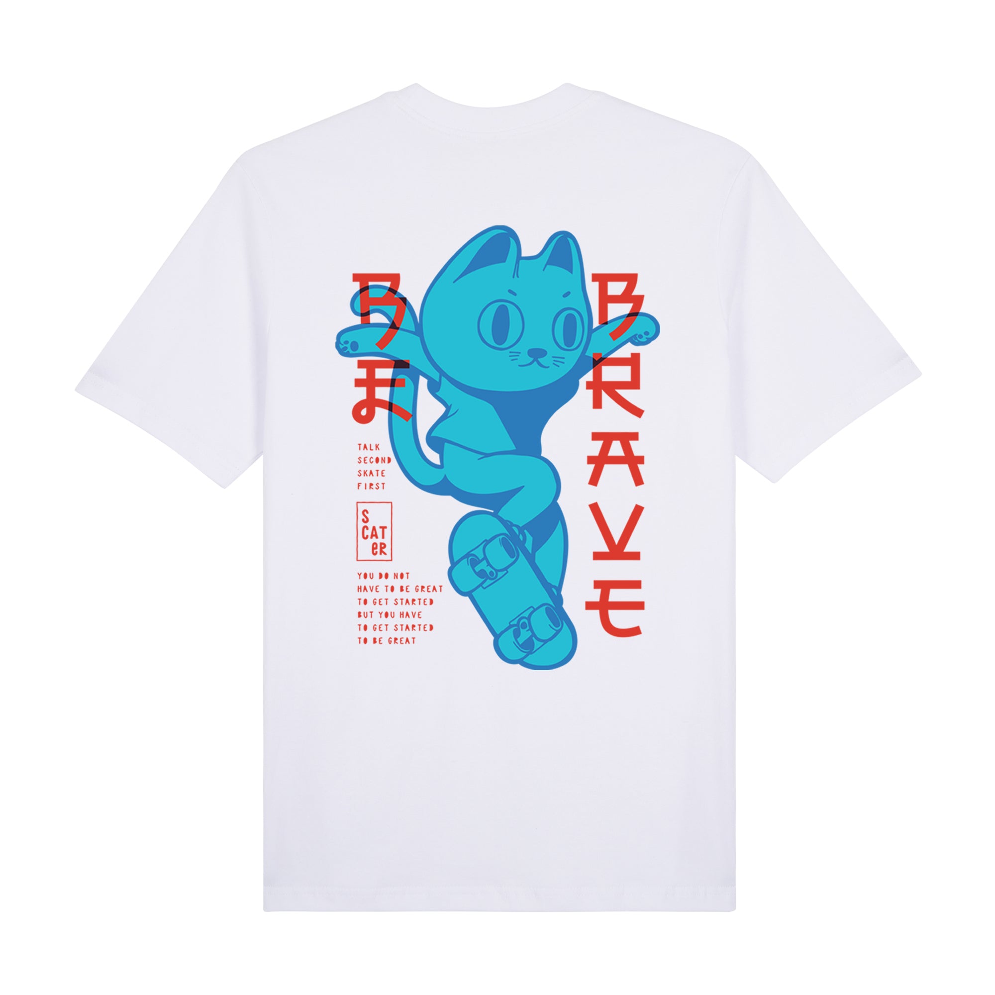 Ao-Neko Premium T-Shirt — White Back | Wear Kazumi