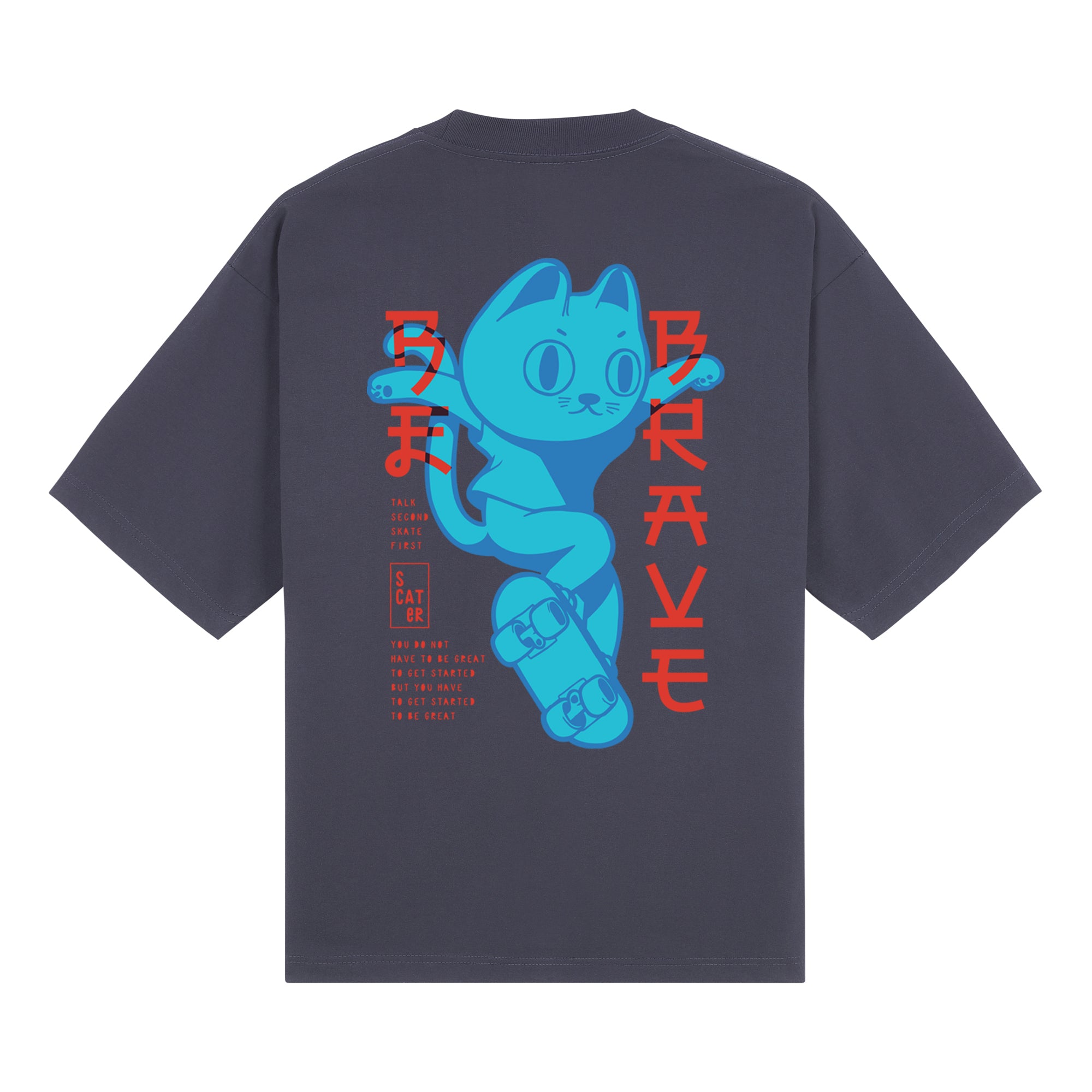 Ao-Neko Pro Club — Gray Back | Wear Kazumi