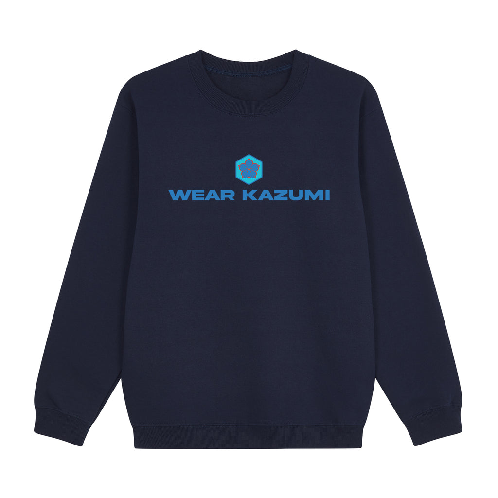 Ao-Neko Sweatshirt — Navy Front | Wear Kazumi