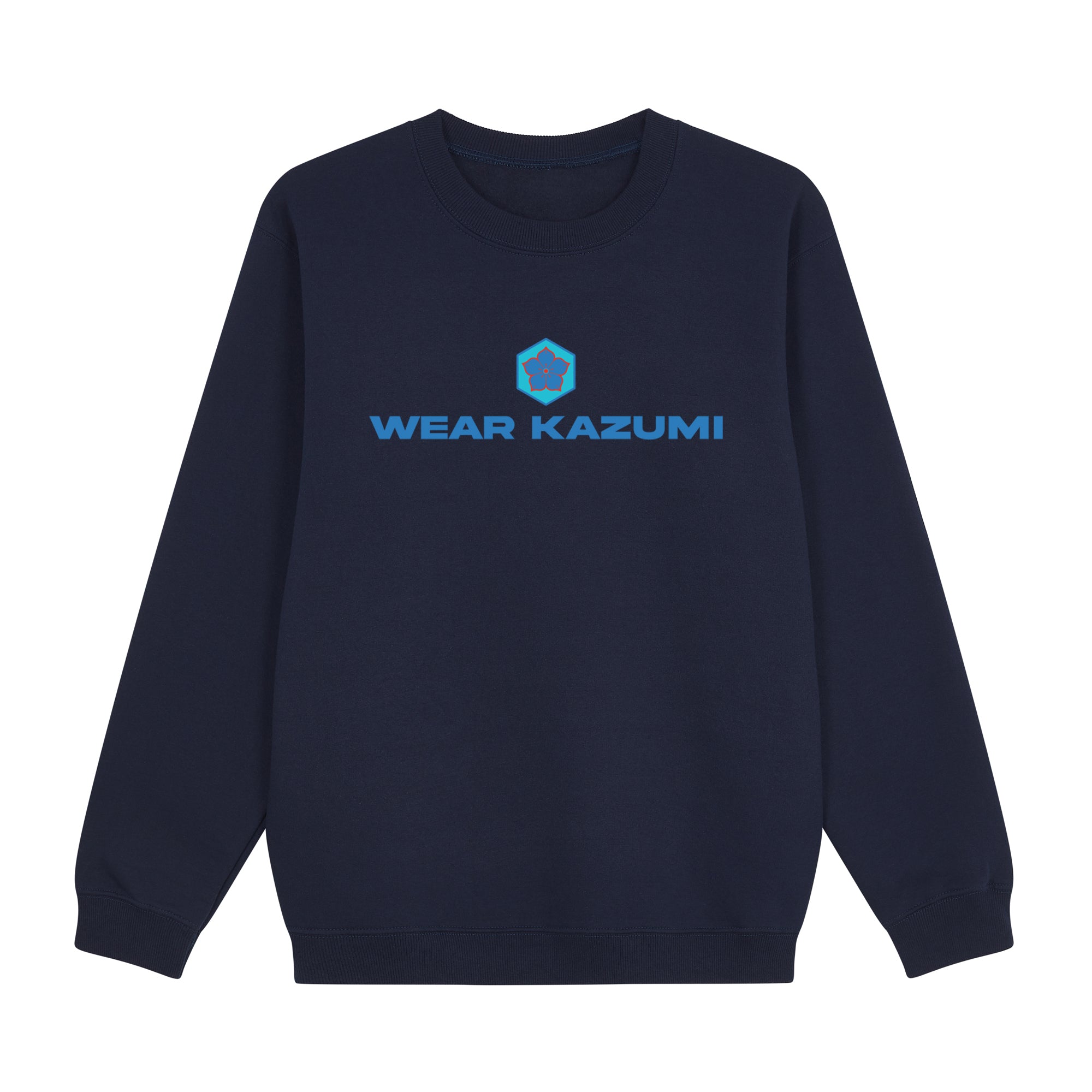 Ao-Neko Sweatshirt — Navy Front | Wear Kazumi