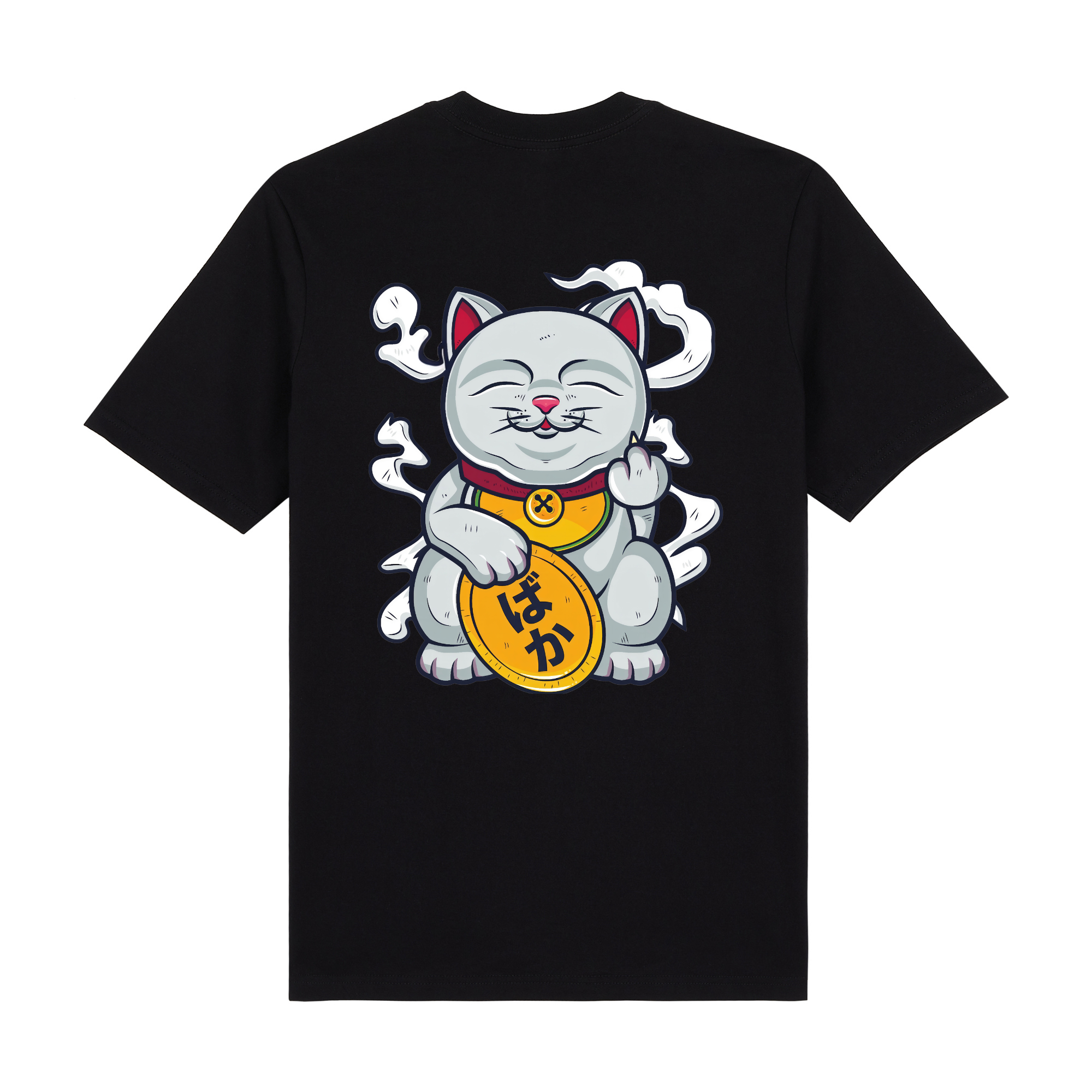 Baka Neko Premium T-Shirt — Black Back | Wear Kazumi