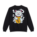 Baka Neko Sweatshirt — Black Back | Wear Kazumi