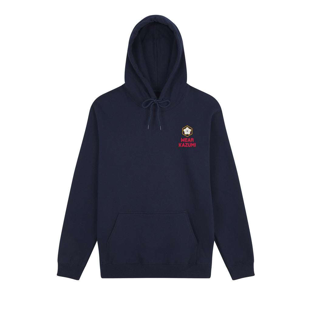 Baka Neko Hoodie — Navy Blue Front | Wear Kazumi
