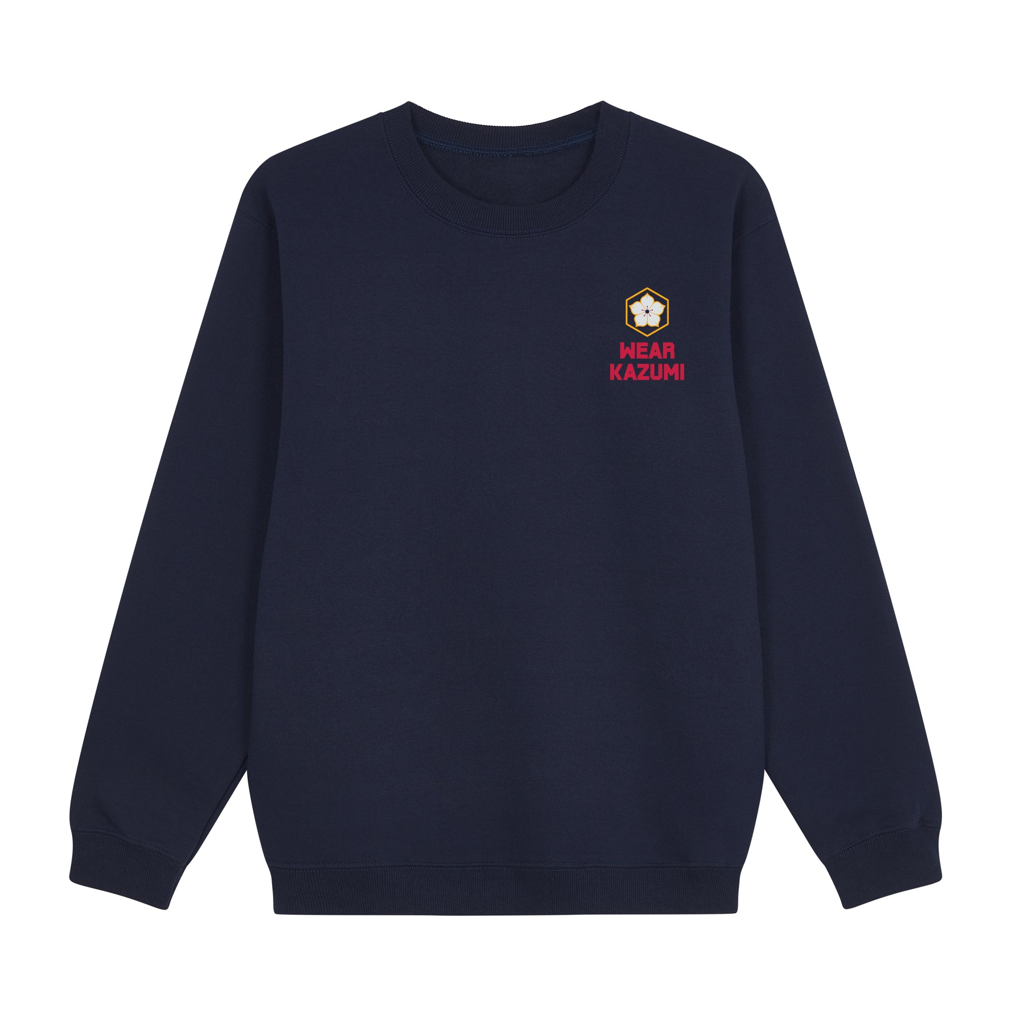 Baka Neko Sweatshirt — Dark Blue Front | Wear Kazumi