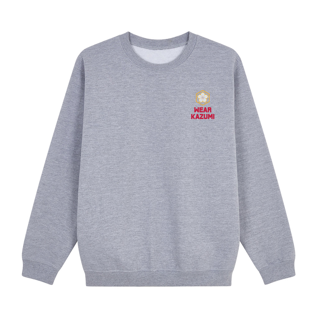 Baka Neko Sweatshirt — Gray Front | Wear Kazumi
