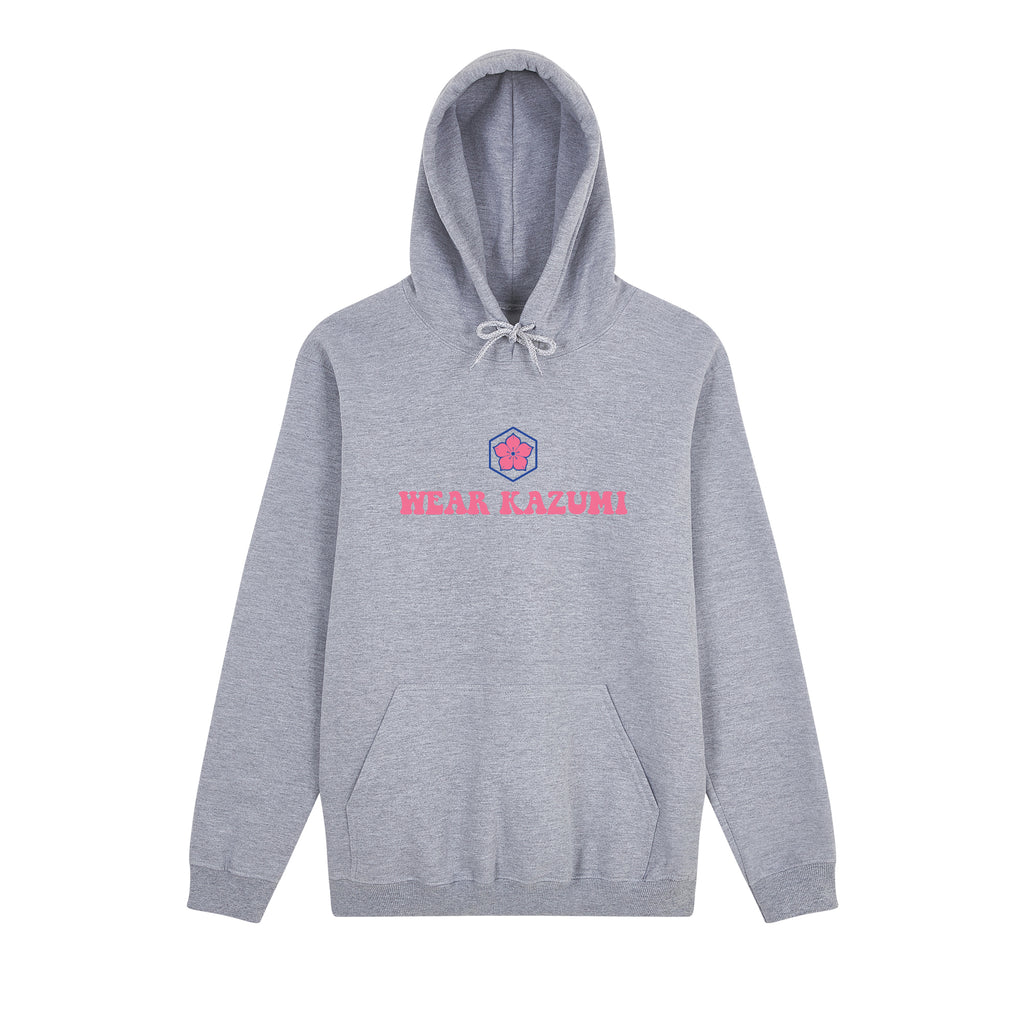 Clumsy Ramen Hoodie — Gray Front | Wear Kazumi