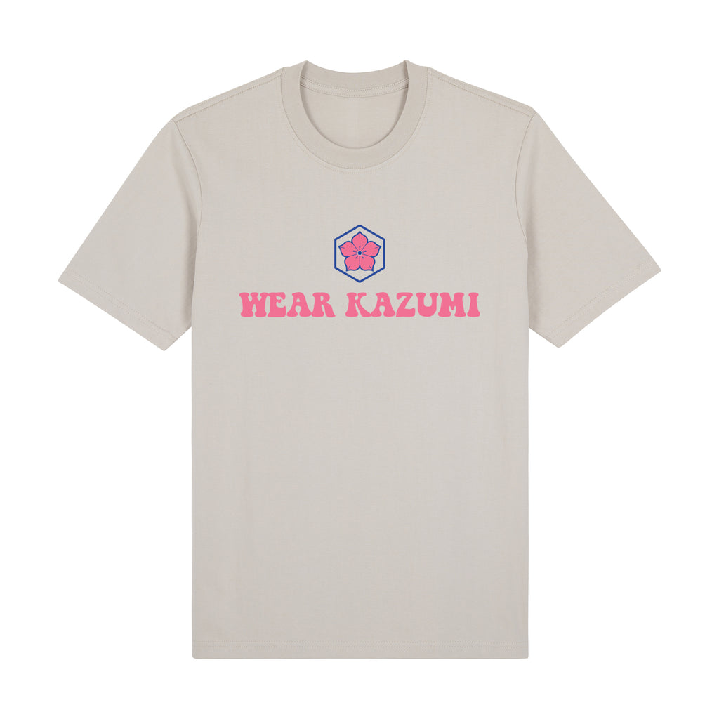 Clumsy Ramen Premium T-Shirt — Beige Front | Wear Kazumi