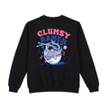 Clumsy Ramen Sweatshirt — Black Back | Wear Kazumi