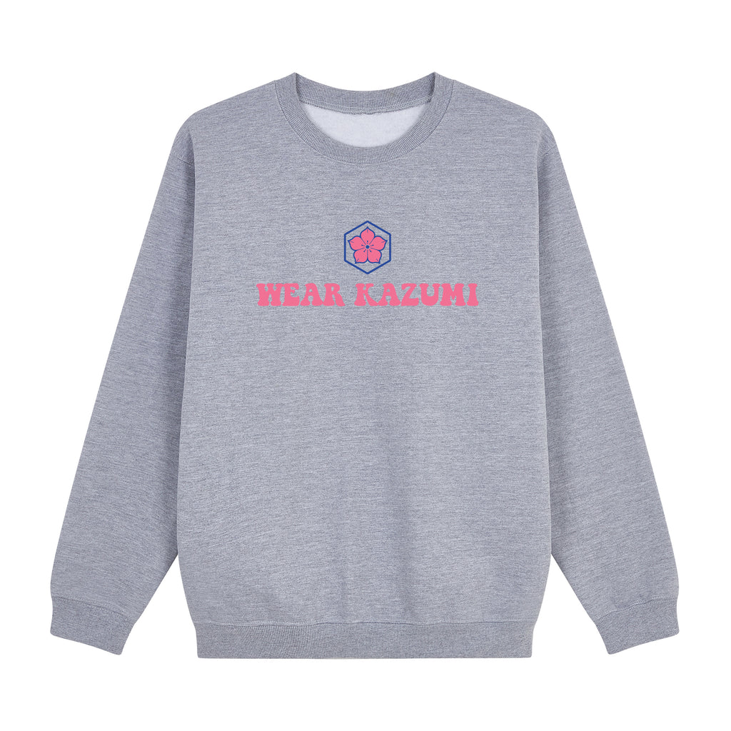 Clumsy Ramen Sweatshirt — Gray Front | Wear Kazumi