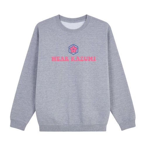 Clumsy Ramen Sweatshirt — Gray Front | Wear Kazumi