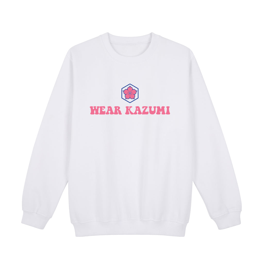 Clumsy Ramen Sweatshirt — White Front | Wear Kazumi