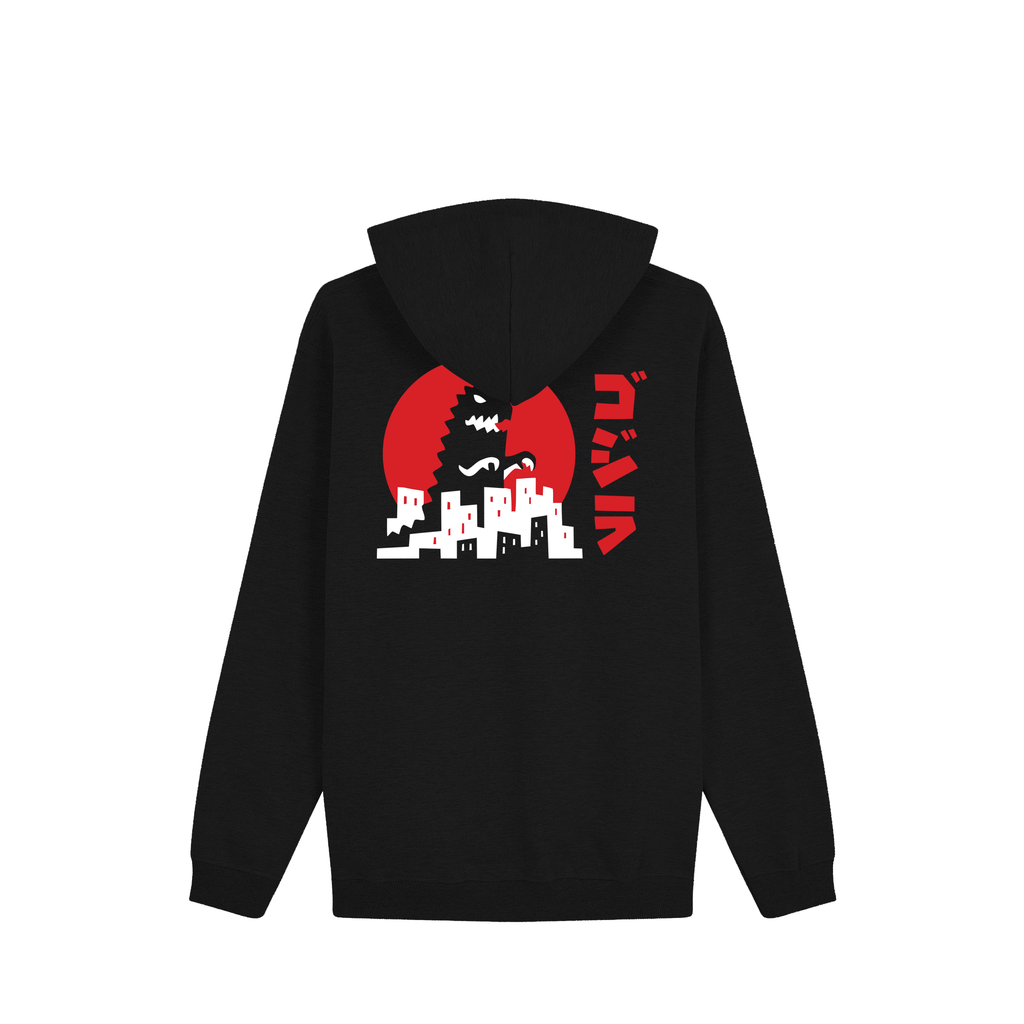 Godzilla Hoodie — Black Back | Wear Kazumi