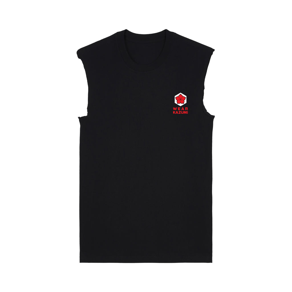 Godzilla Muscle Tee — Black Front | Wear Kazumi