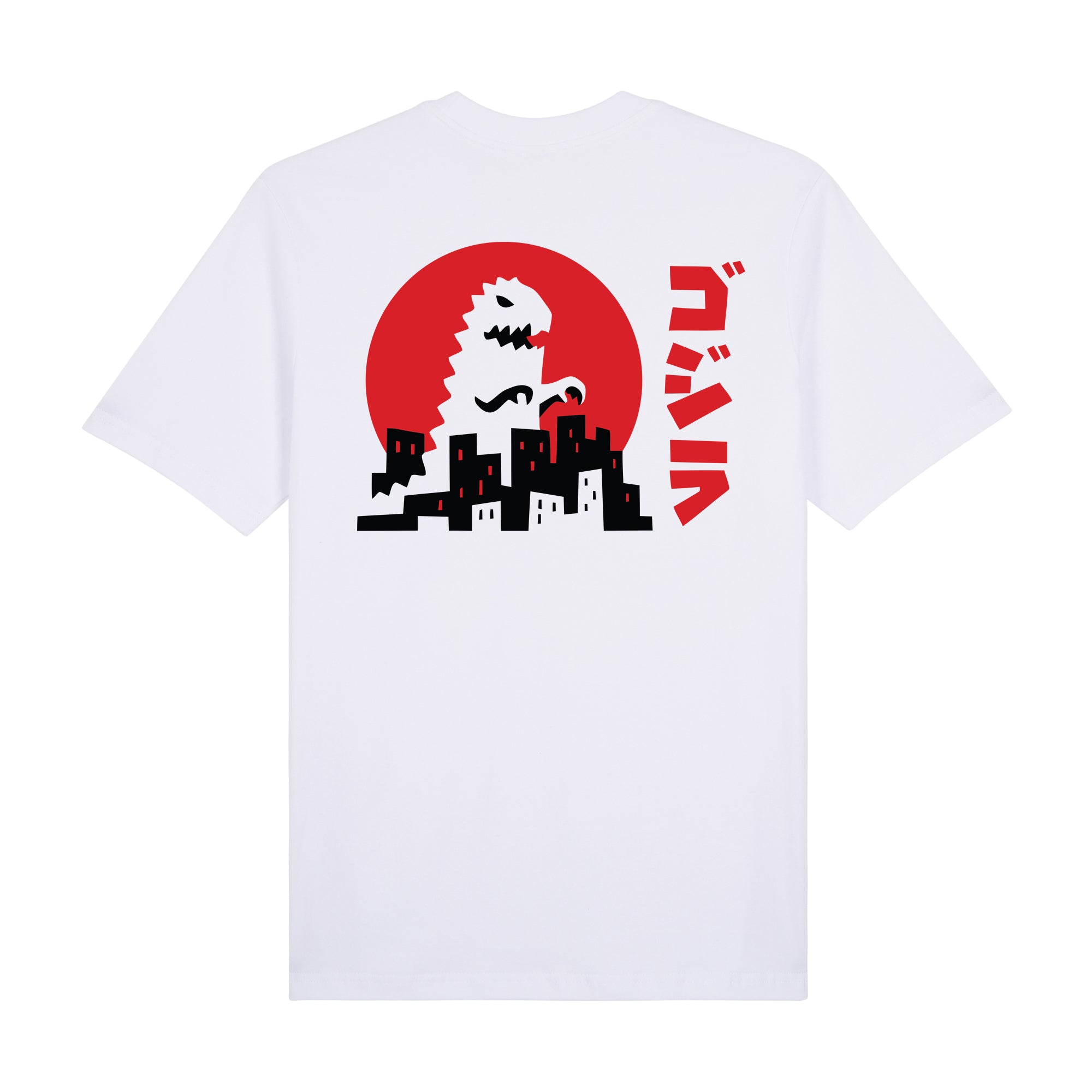 Godzilla Premium T-Shirt — White Back | Wear Kazumi