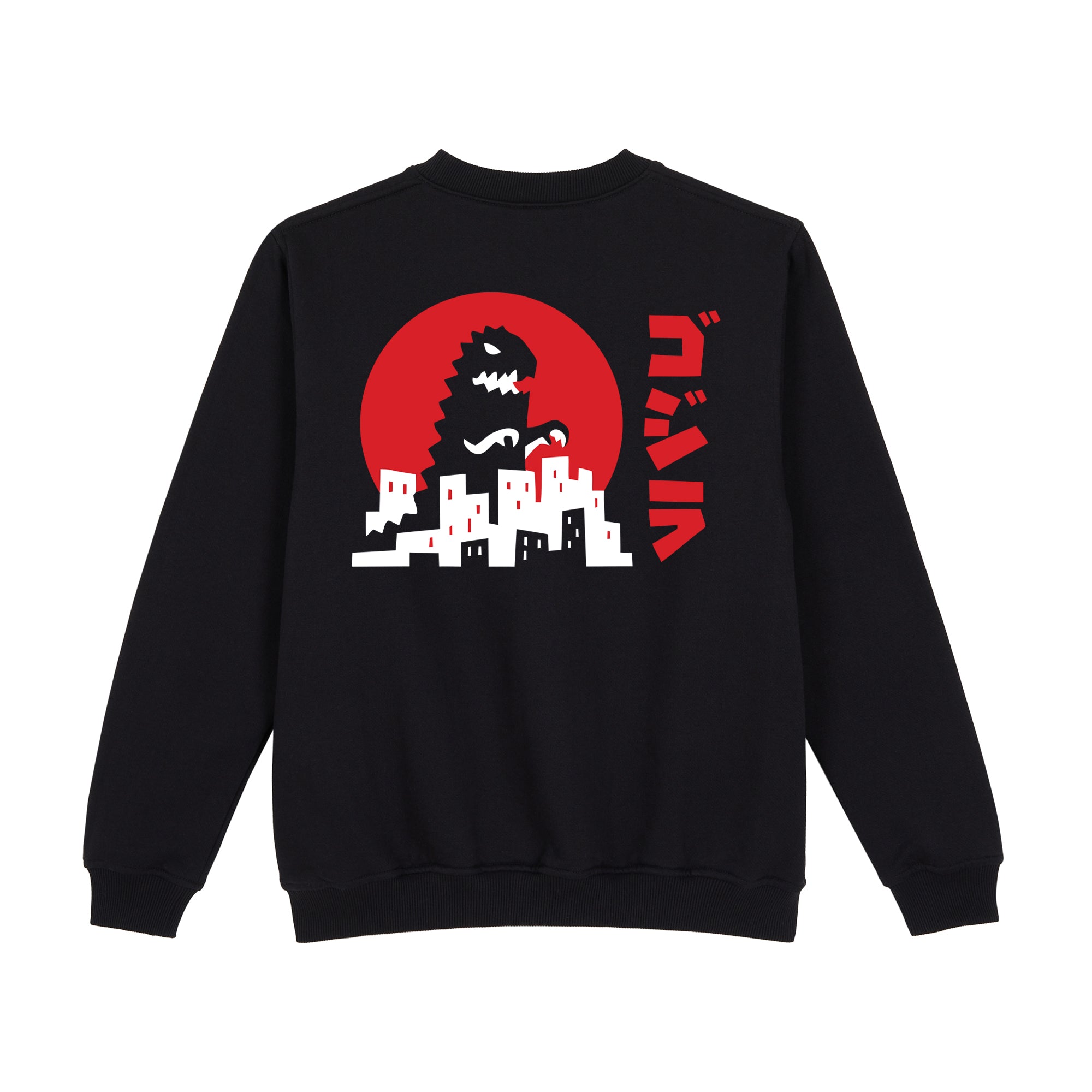 Godzilla Sweatshirt — Black Back | Wear Kazumi