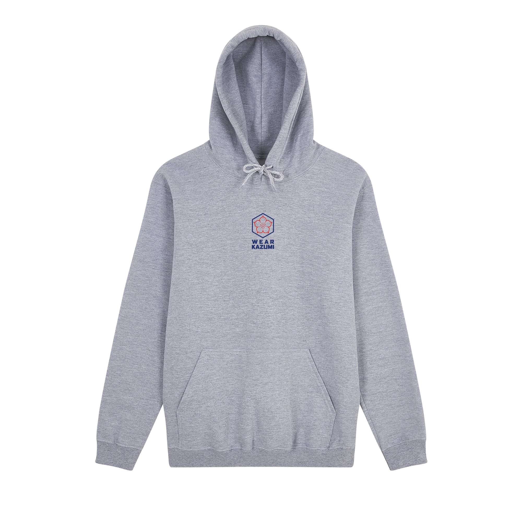 Great Wave Hoodie — Gray Front | Wear Kazumi