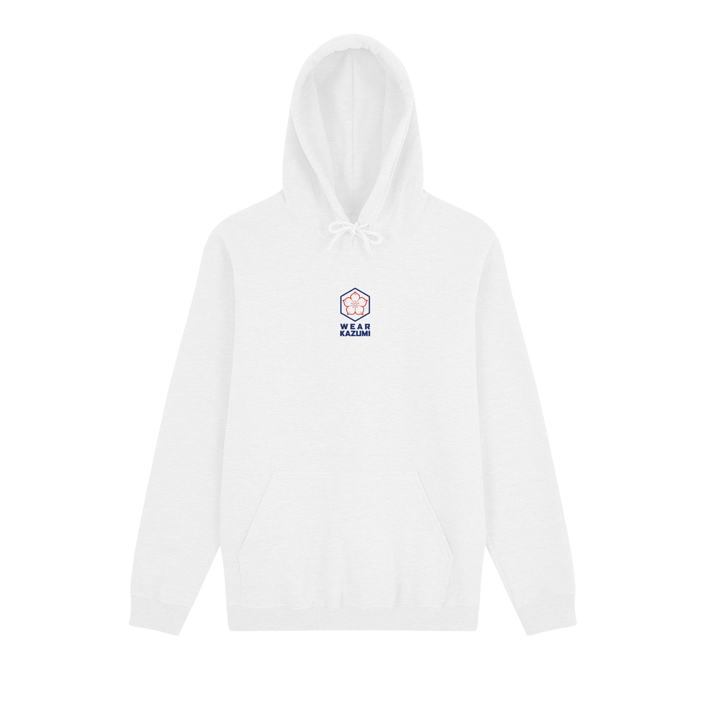 Great Wave Hoodie — White Front | Wear Kazumi