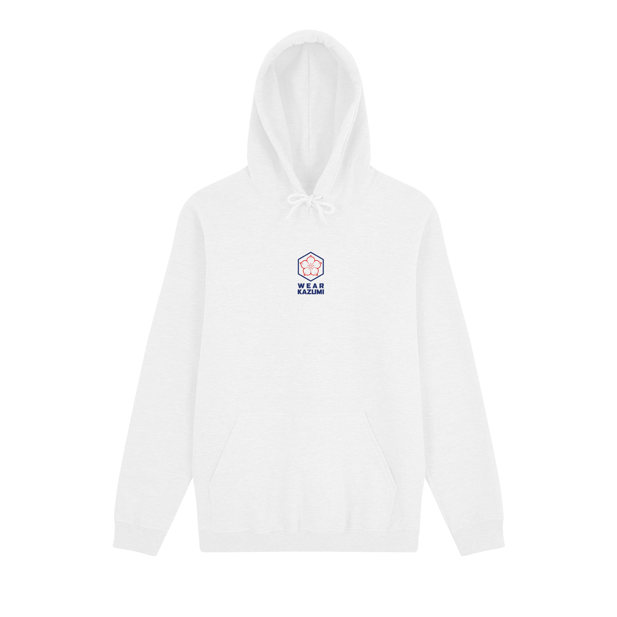 Great Wave Hoodie — White Front | Wear Kazumi