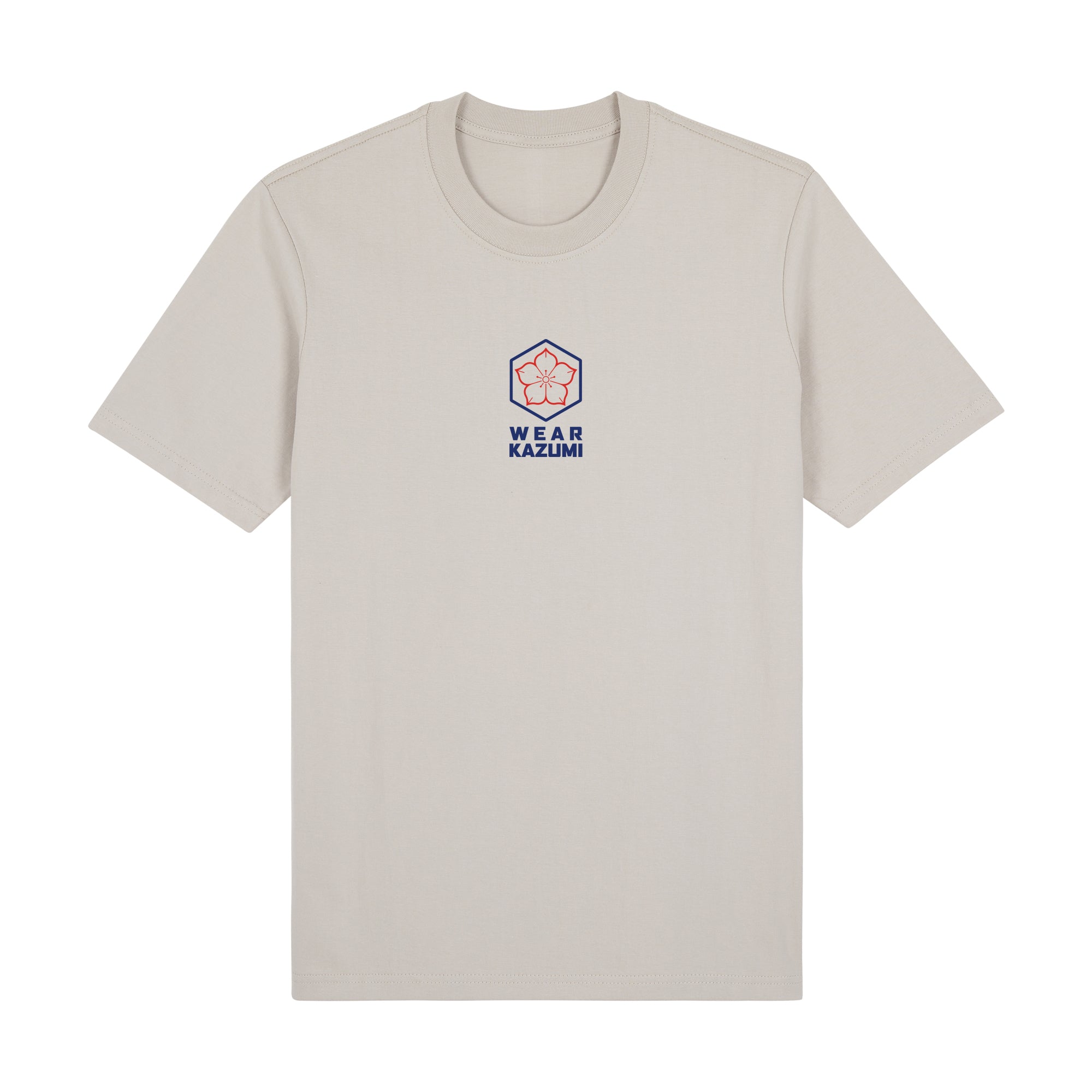 Great Wave Premium T-Shirt — Beige Front | Wear Kazumi