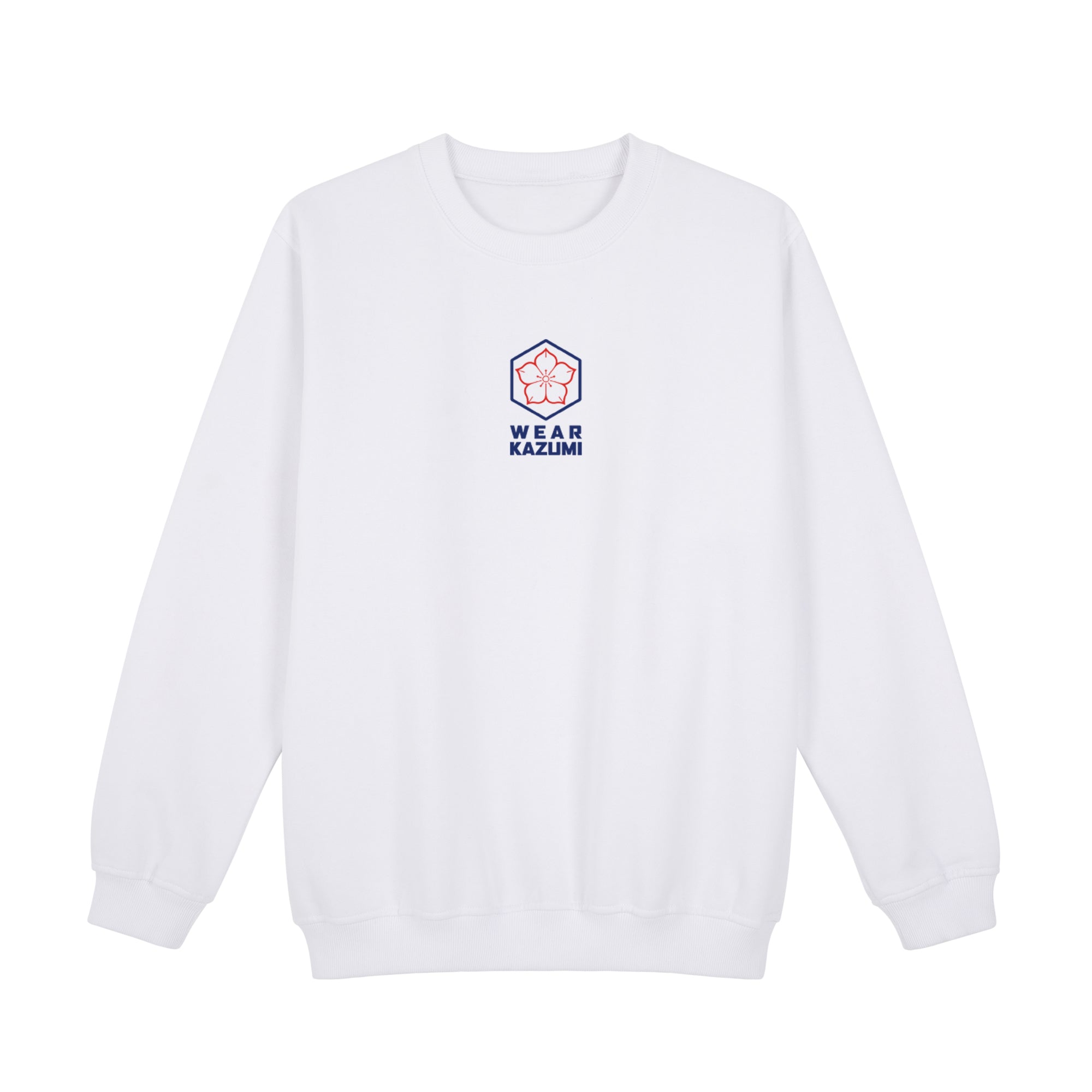 Great Wave Sweatshirt — White Front | Wear Kazumi