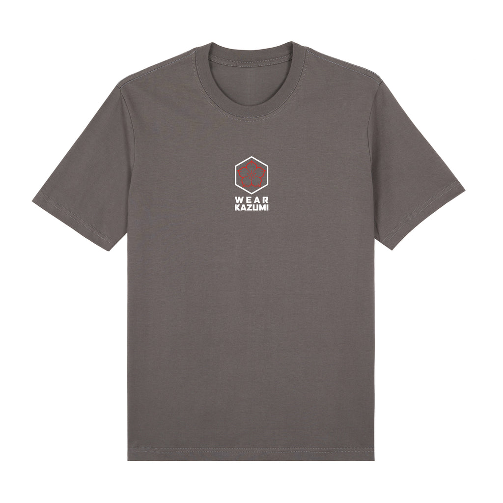 Great Wave Premium T-Shirt — Gray Front | Wear Kazumi