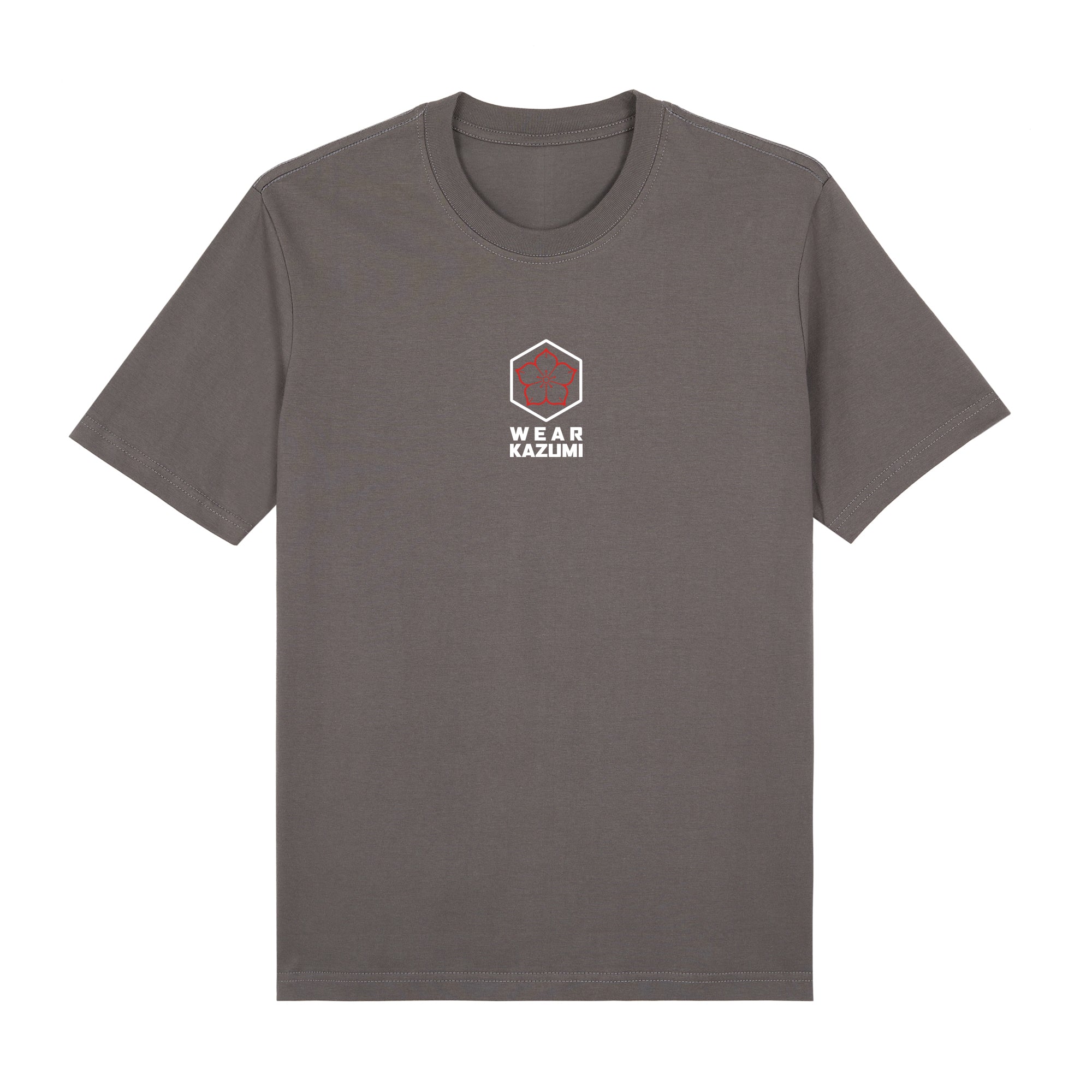 Great Wave Premium T-Shirt — Gray Front | Wear Kazumi