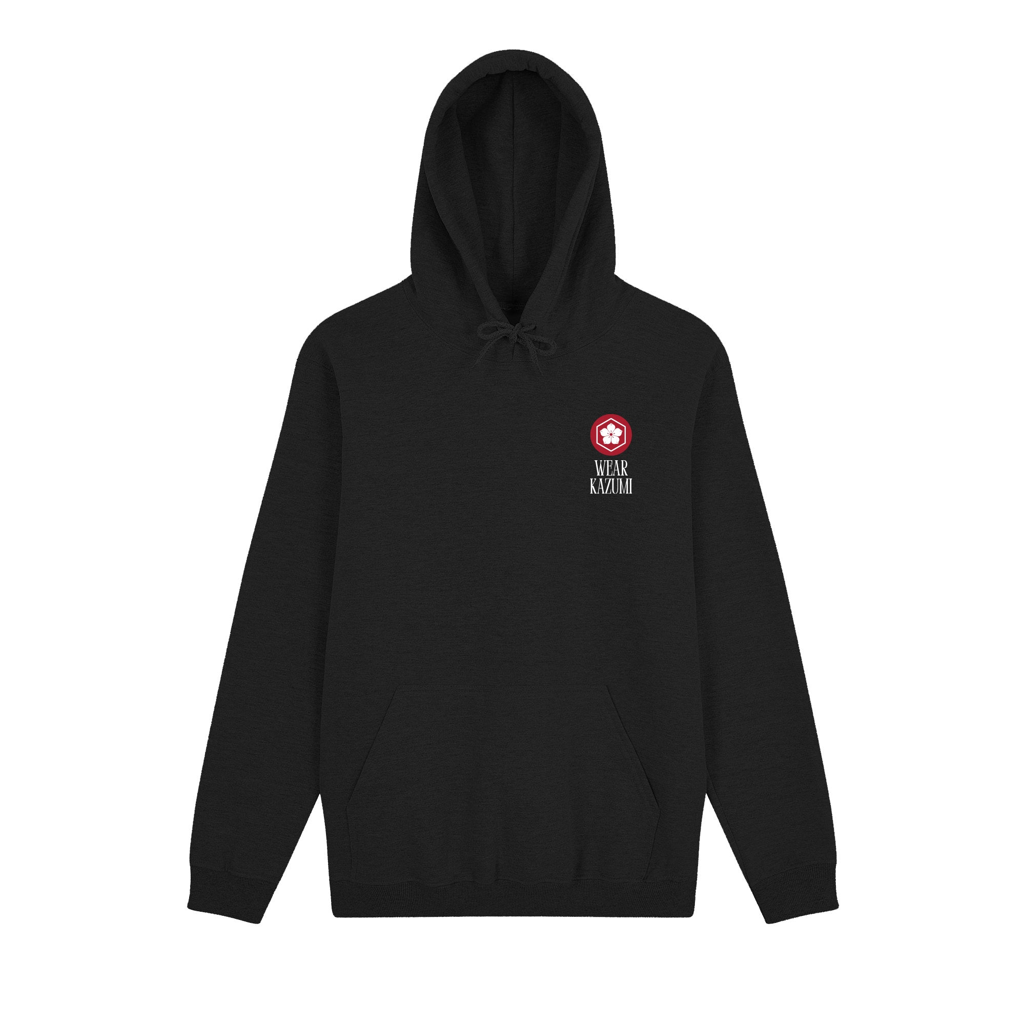 Kaizen Hoodie — Black Front | Wear Kazumi