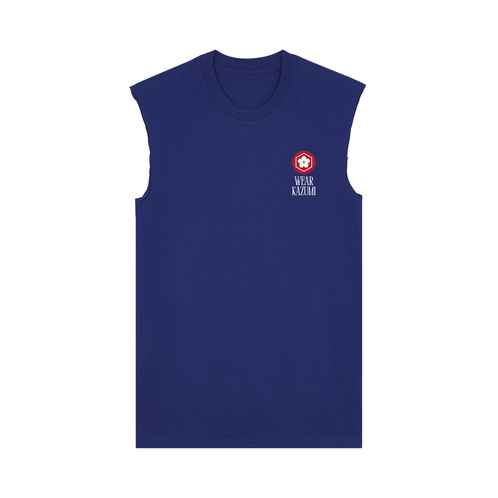 Kaizen Muscle Tee — Blue Front | Wear Kazumi