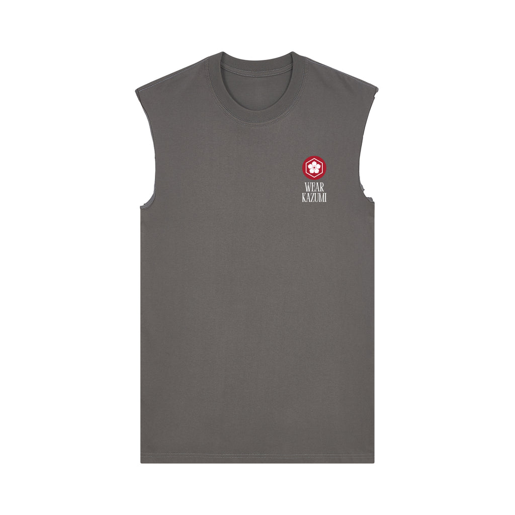 Kaizen Muscle Tee — Gray Front | Wear Kazumi