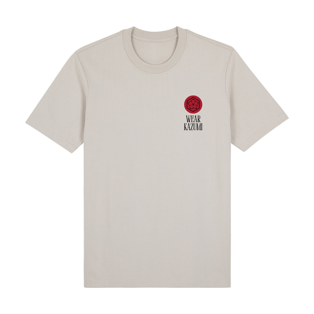 Kaizen Premium T-Shirt — Beige Front | Wear Kazumi