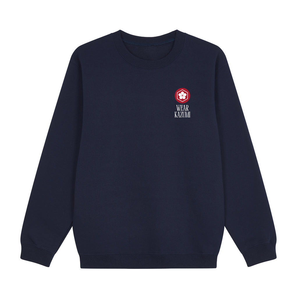 Kaizen Sweatshirt — Navy Front | Wear Kazumi