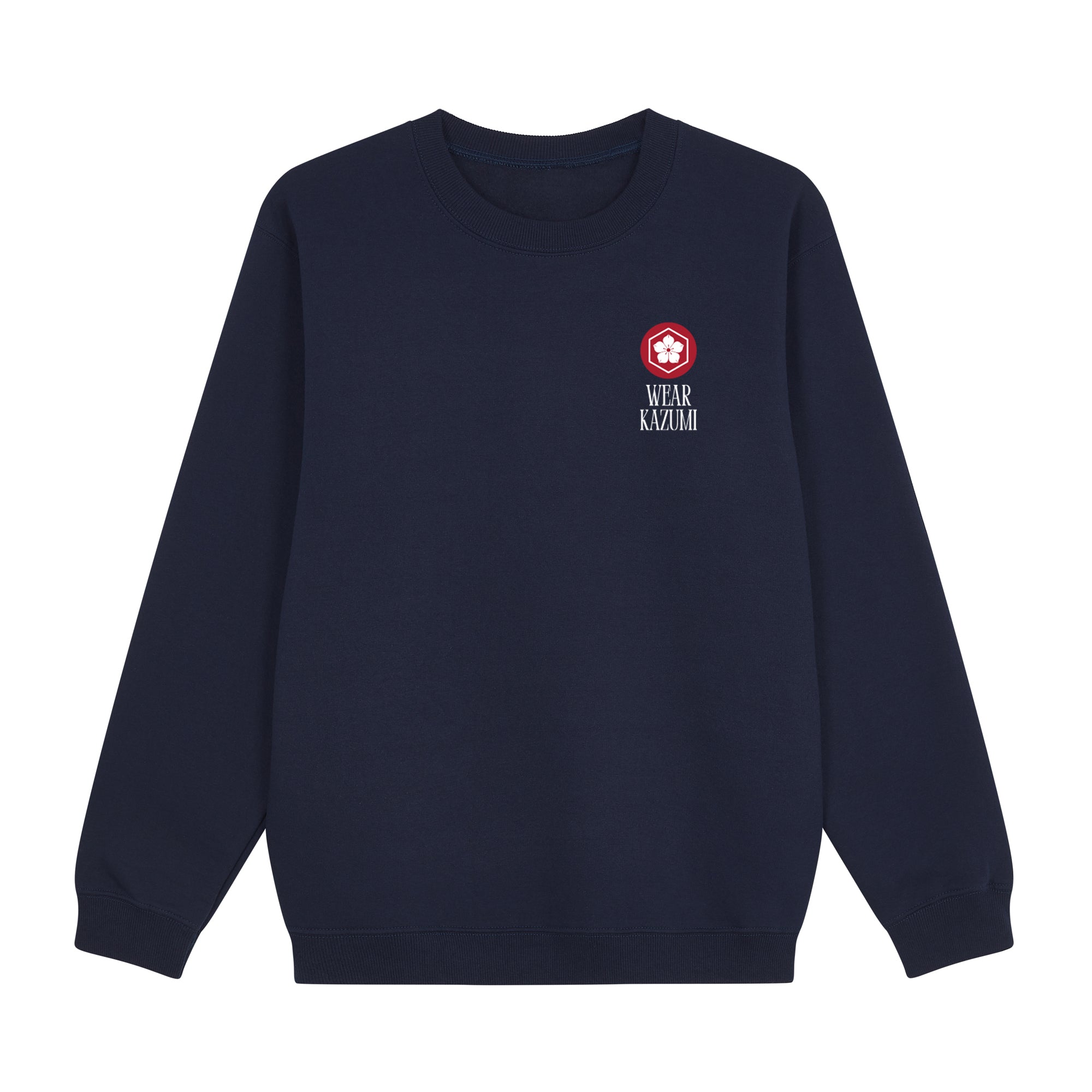 Kaizen Sweatshirt — Navy Front | Wear Kazumi