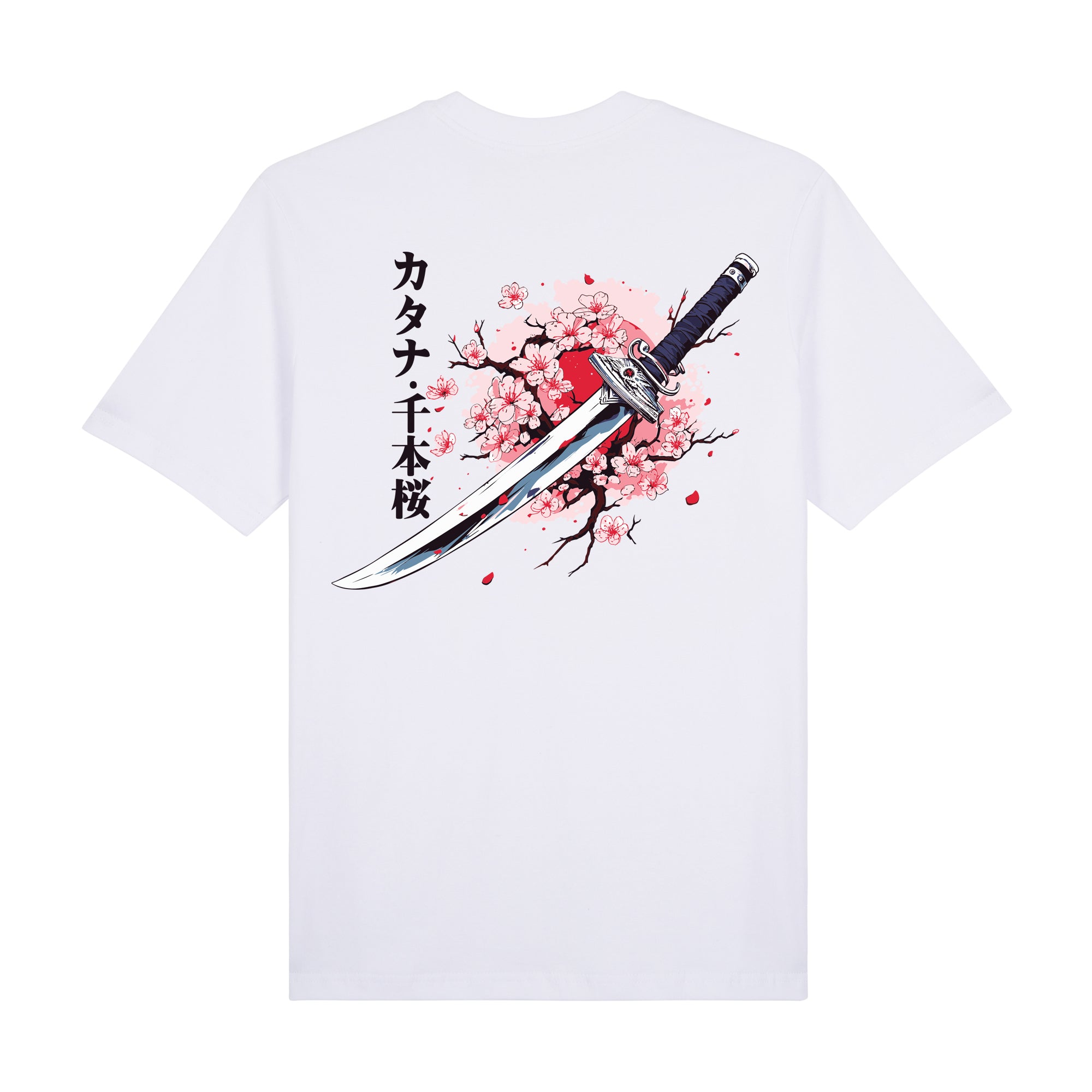 KatanaSakura Premium T-Shirt — White Back | Wear Kazumi