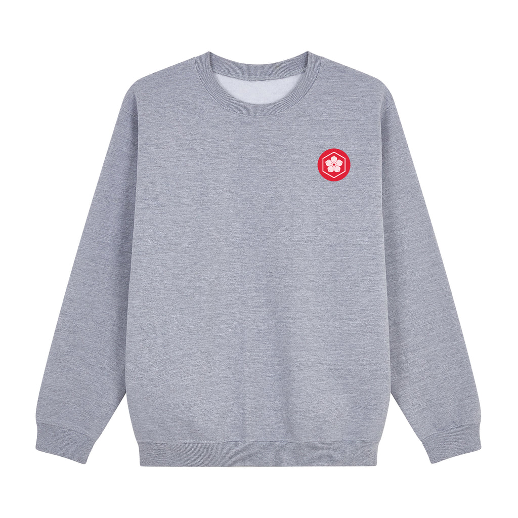 KatanaSakura Sweatshirt — Gray Front | Wear Kazumi