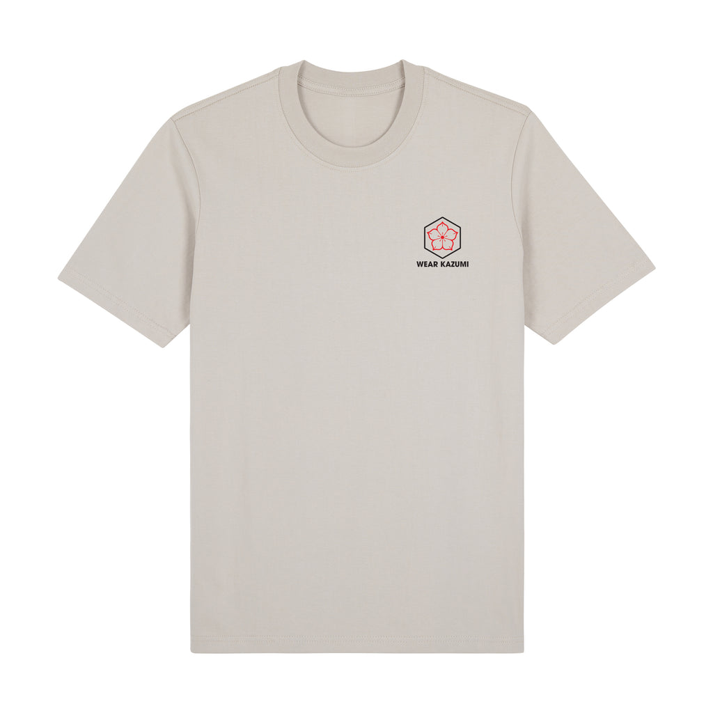 Koi Charm Premium T-Shirt — Beige Front | Wear Kazumi