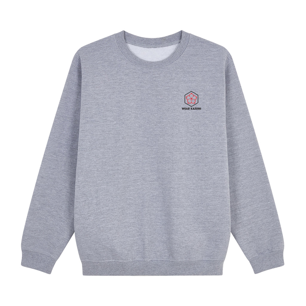 Koi Charm Sweatshirt — Gray Front | Wear Kazumi