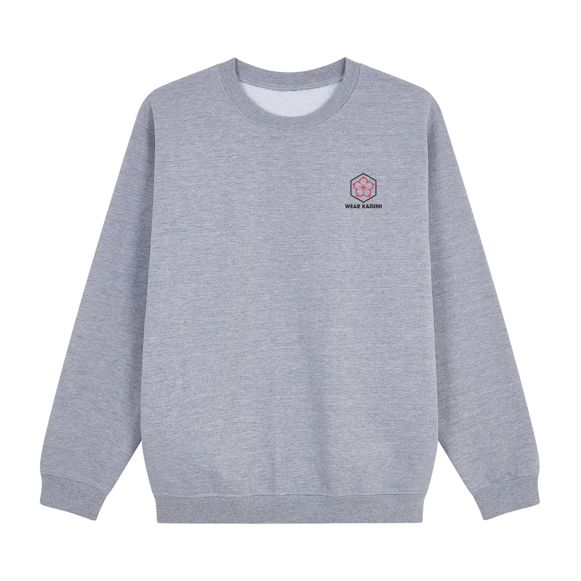 Koi Charm Sweatshirt — Gray Front | Wear Kazumi