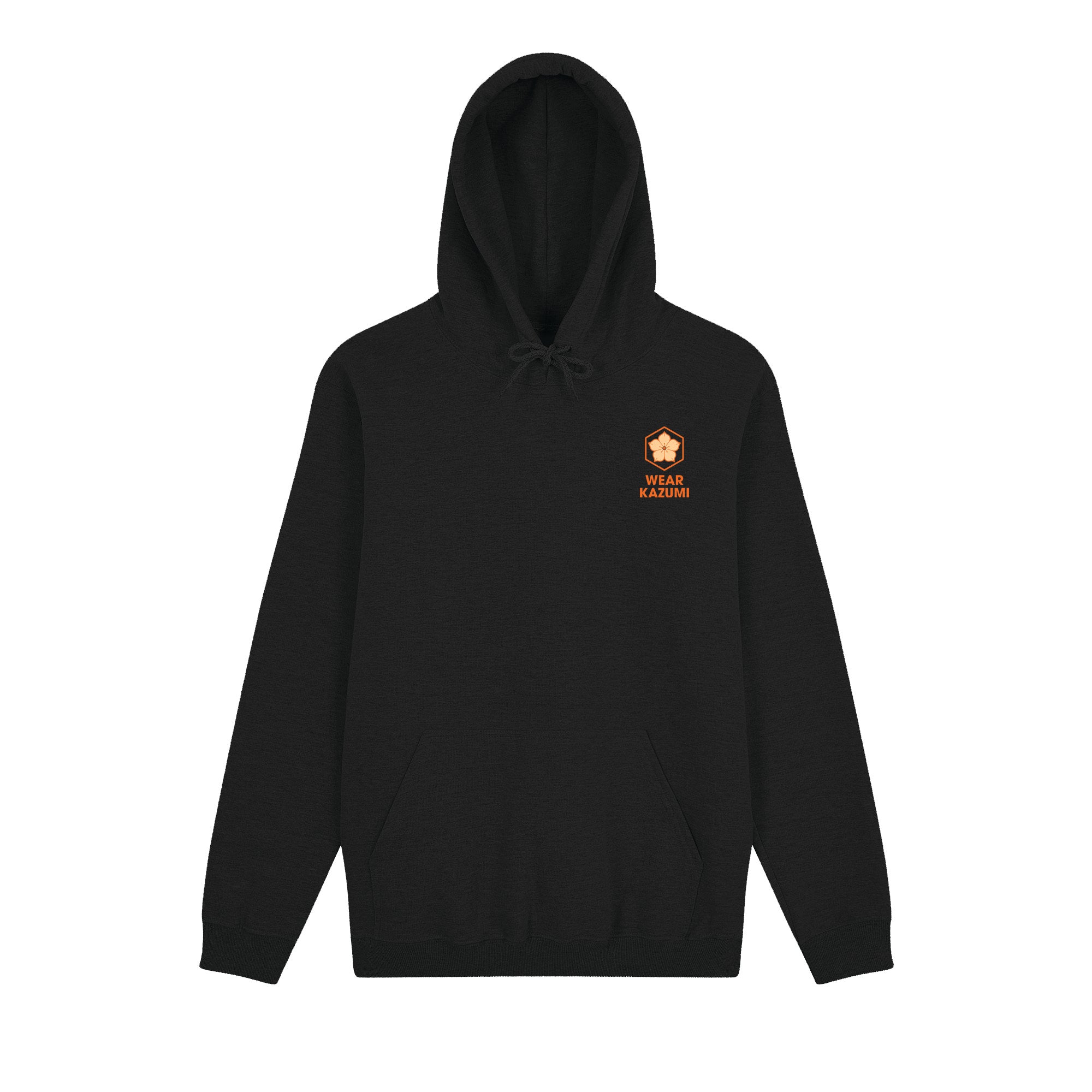 Koi Lantern Hoodie — Black Front | Wear Kazumi