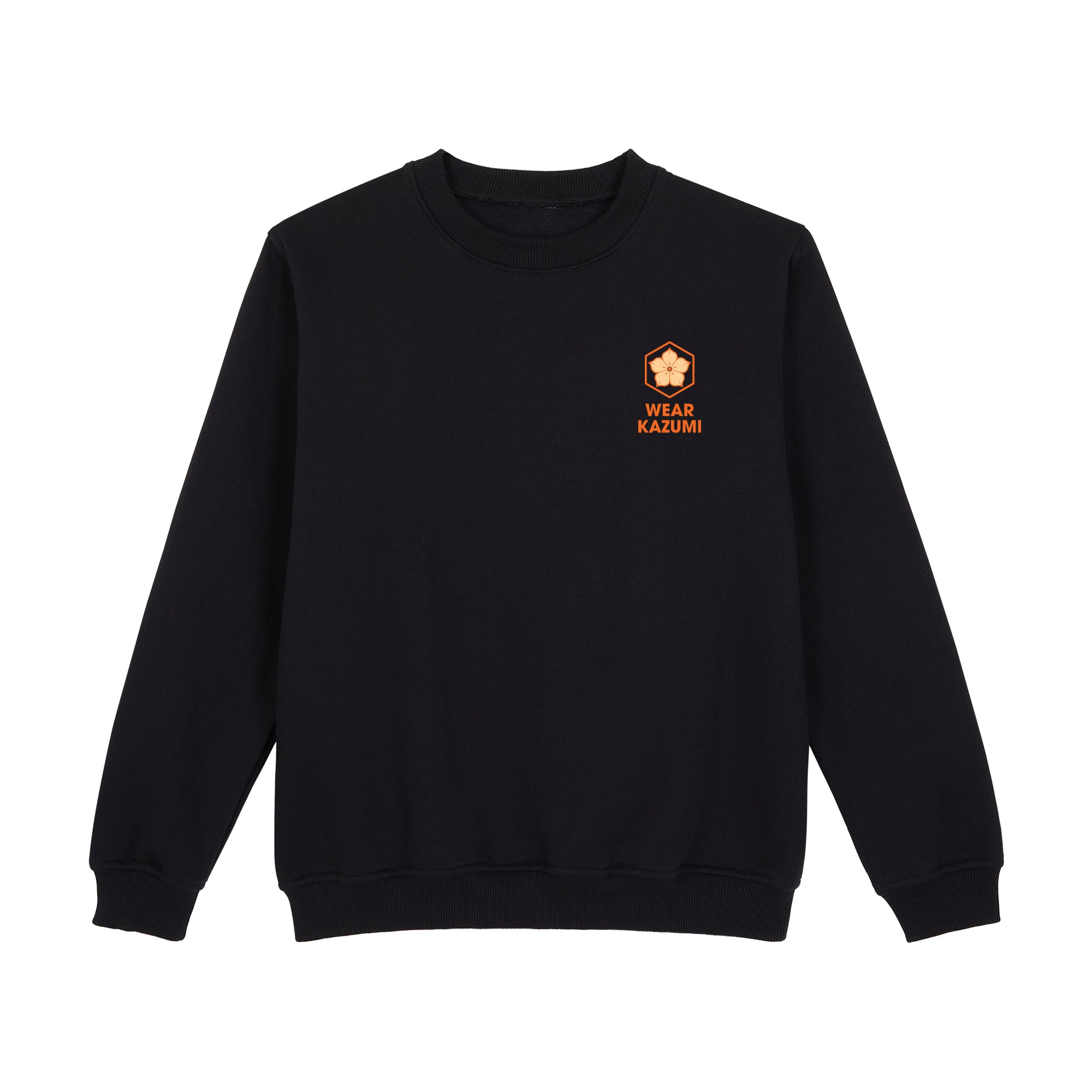 Koi Lantern Sweatshirt — Black Front | Wear Kazumi
