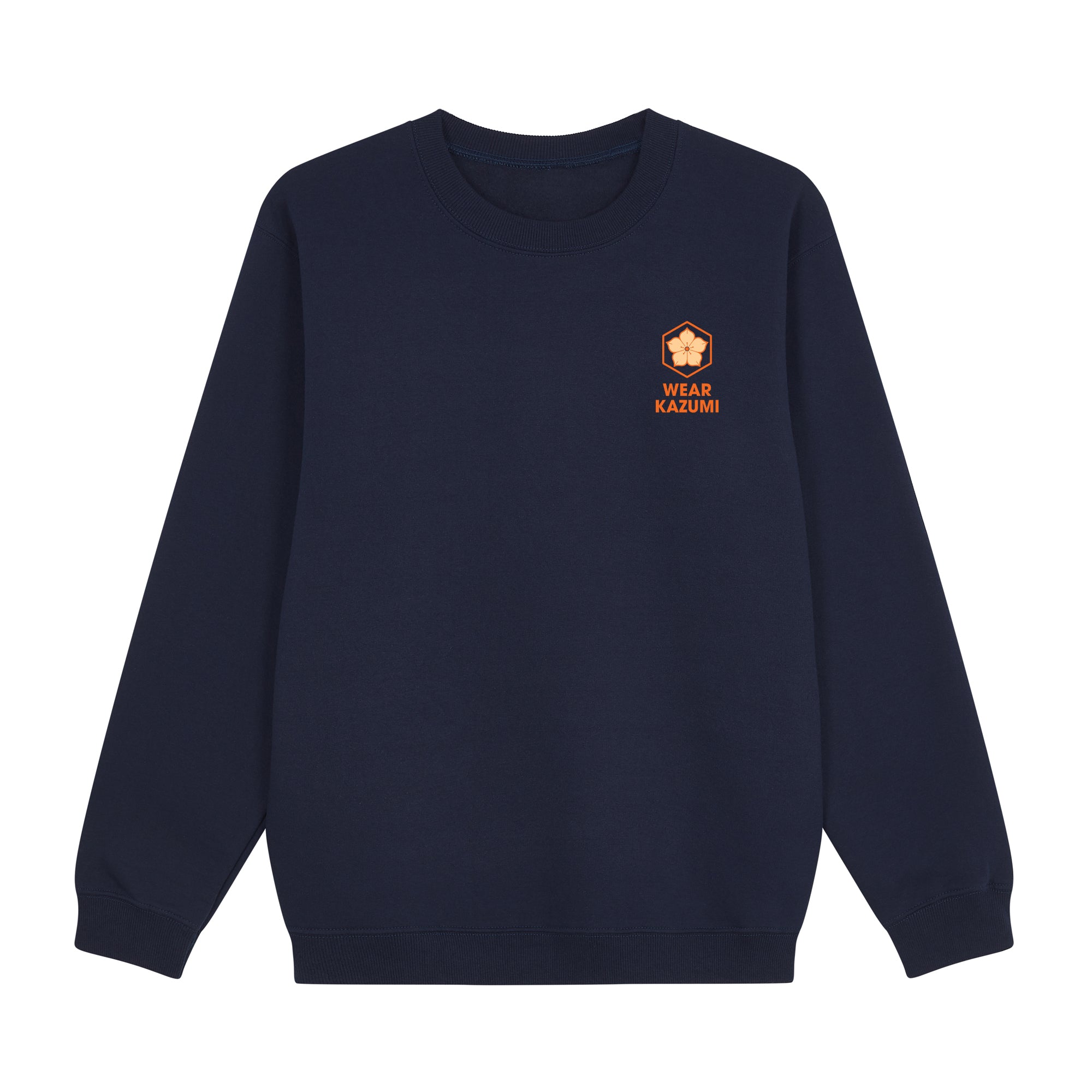 Koi Lantern Sweatshirt — Navy Front | Wear Kazumi