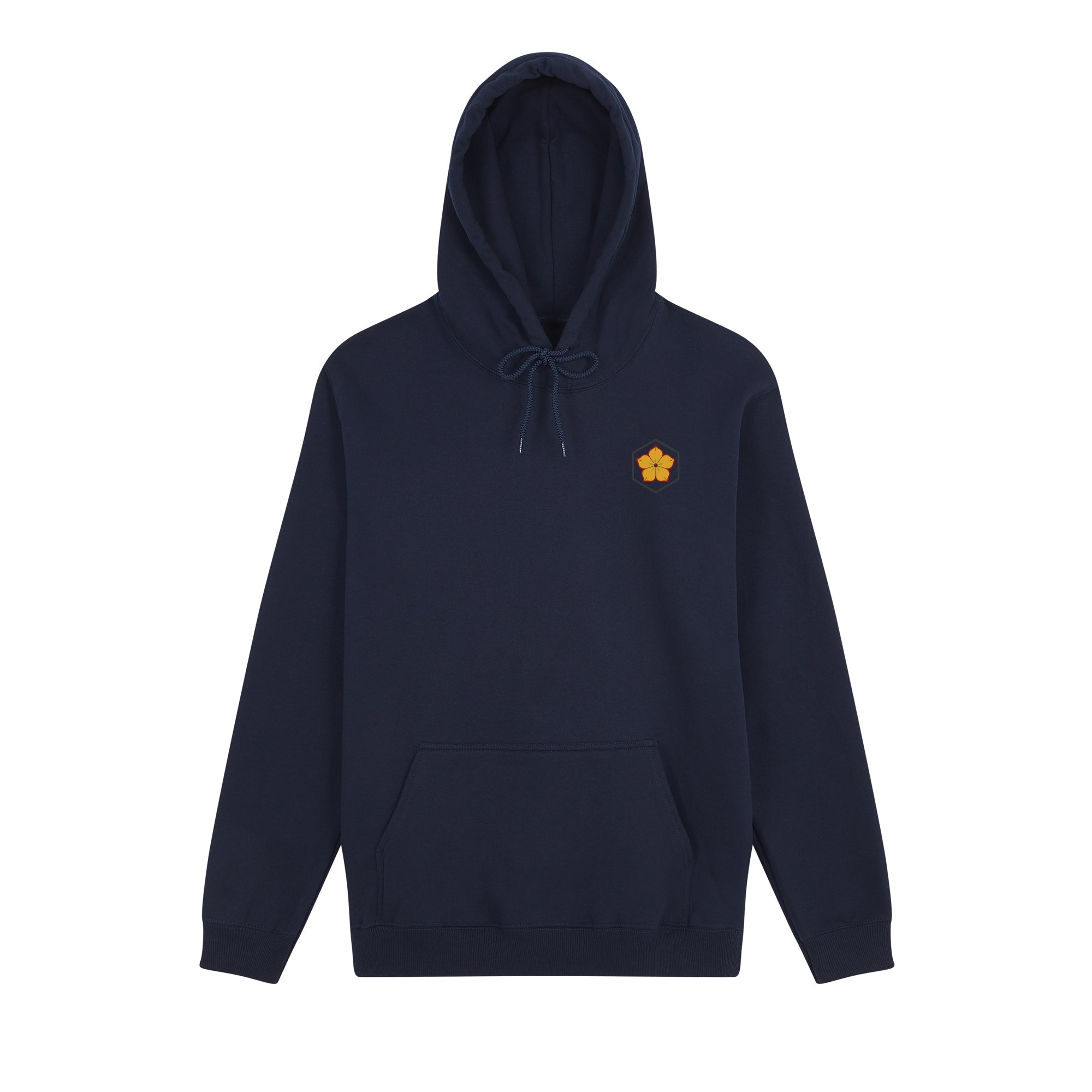 MenRui Hoodie — Navy Front | Wear Kazumi